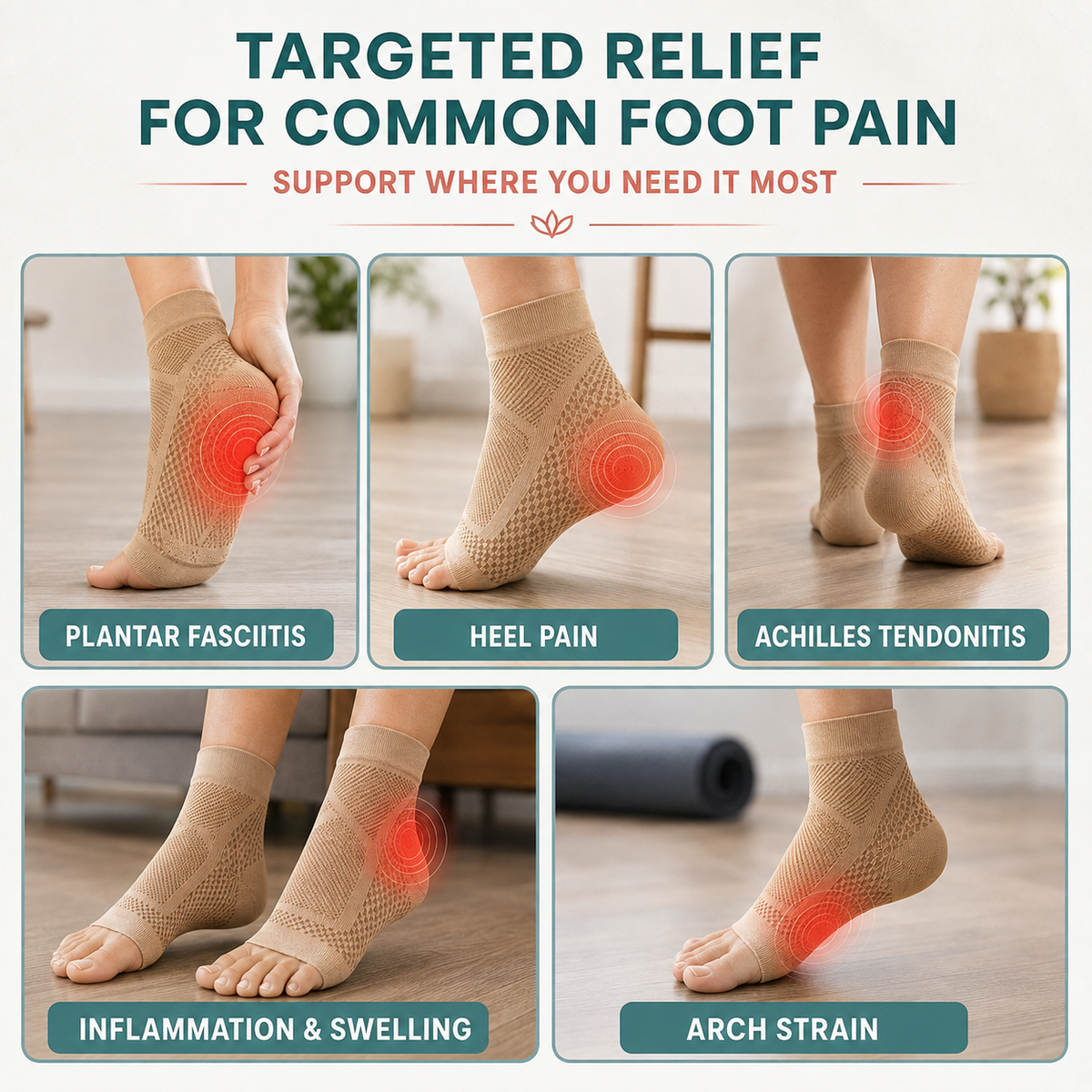 Breathable Ankle Compression Sleeve