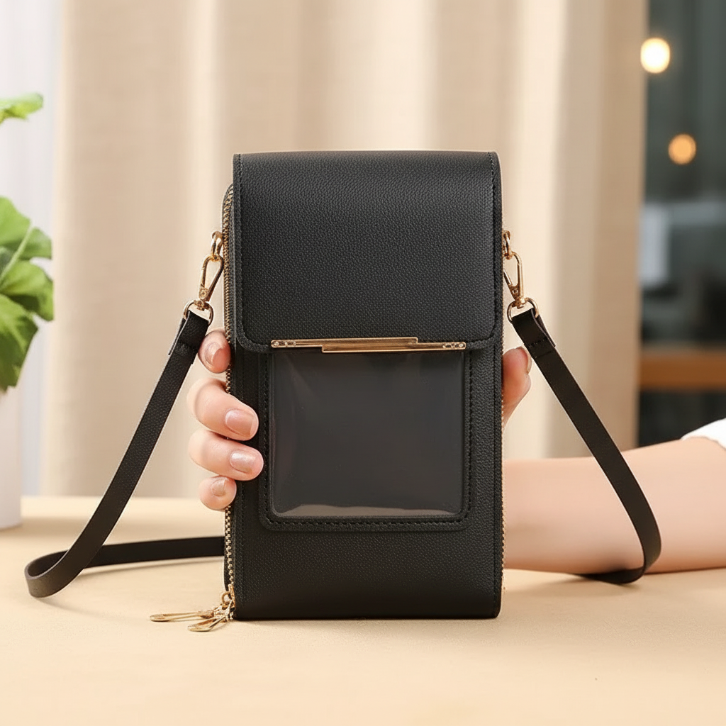 Compact Touchscreen Crossbody Bag