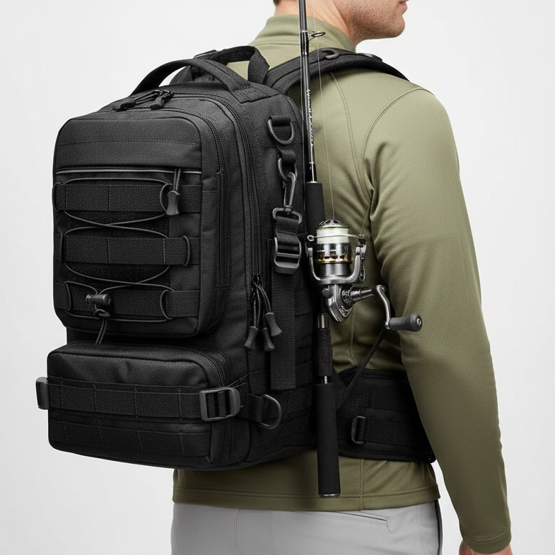 Compact Tactical Fishing Backpack