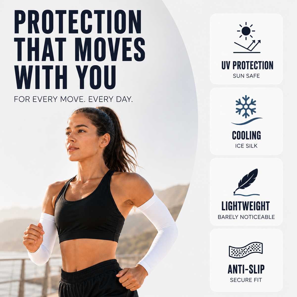 Cooling UV Protection Arm Sleeves