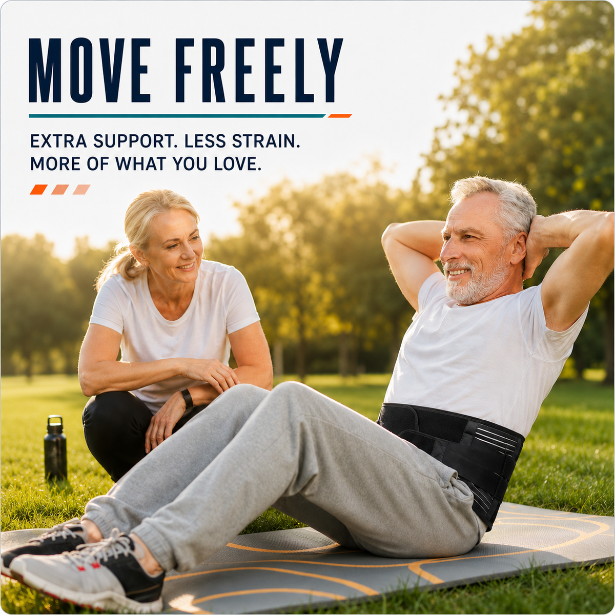 Adjustable Lumbar Support Belt