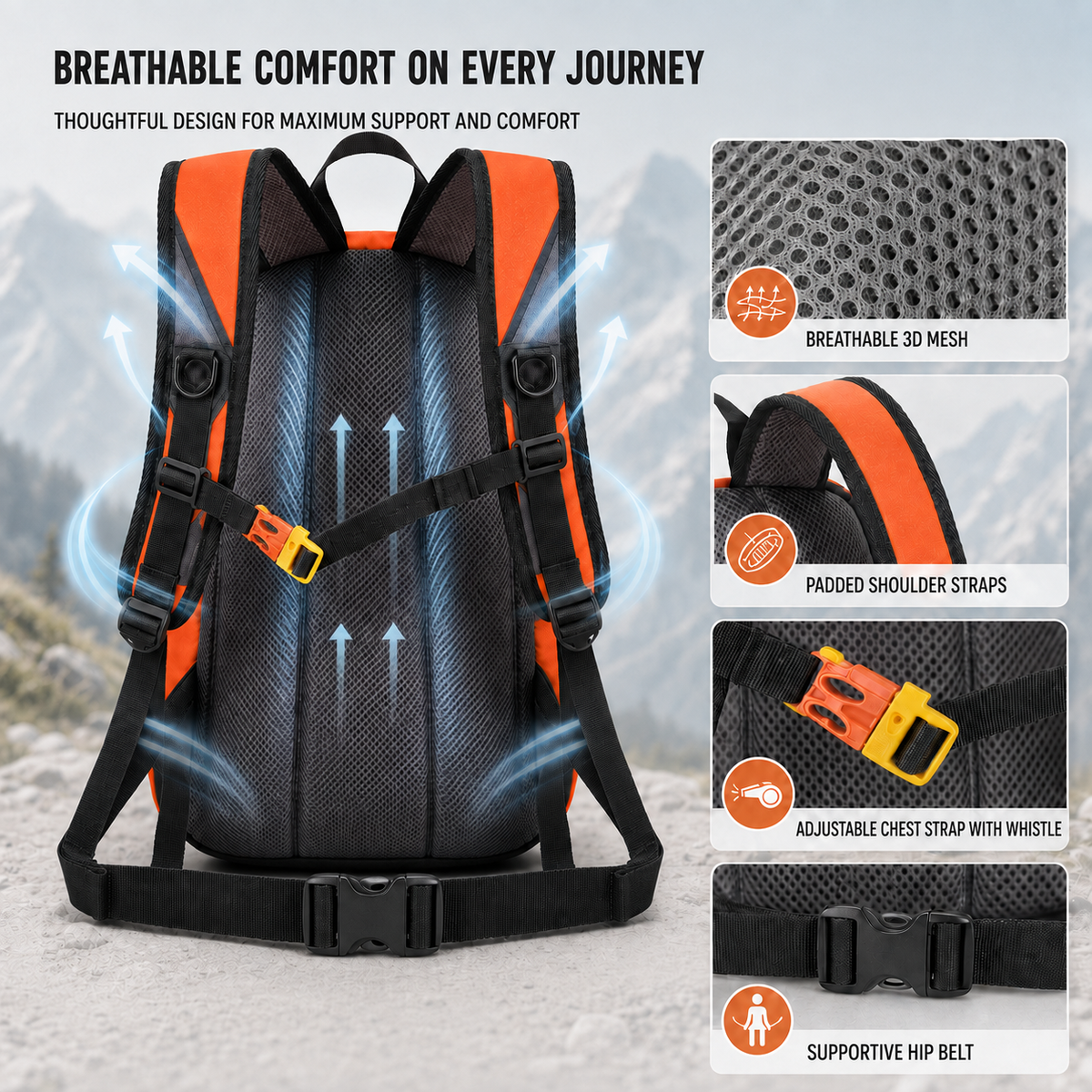 Packable Ultralight Hiking Daypack