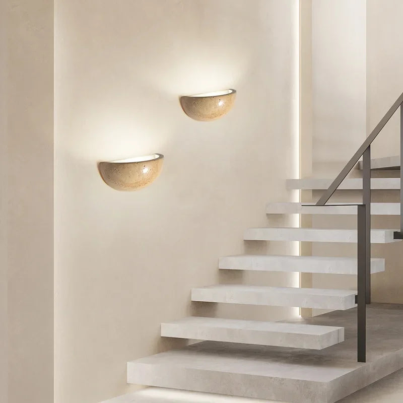 Stone Wall Light | Warm Ambient LED Glow
