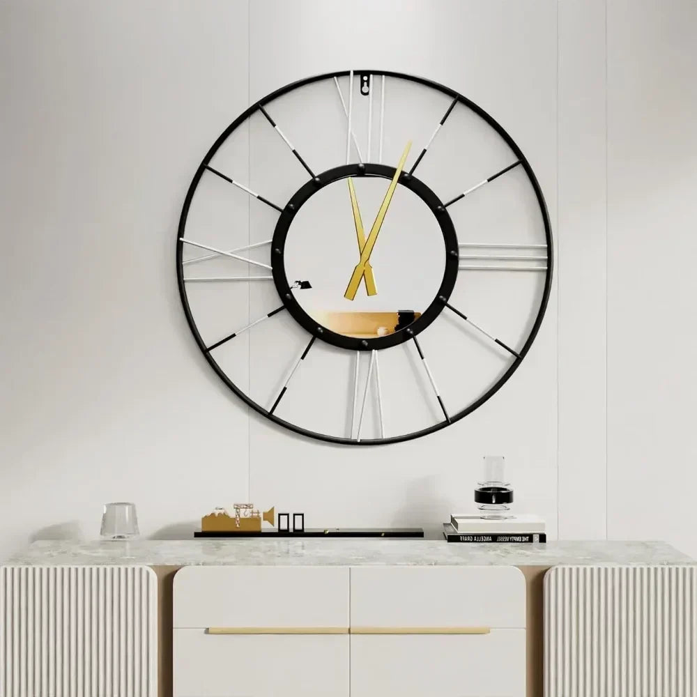 Minimalist Metal Frame Wall Clock