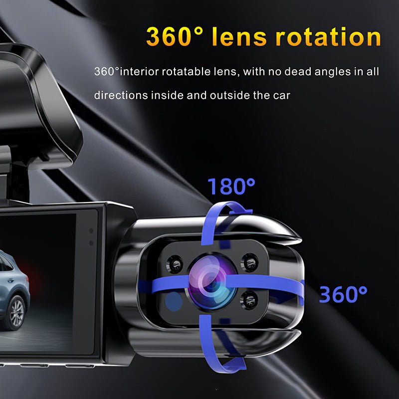 Dual Lens WiFi Dash Cam Night Vision