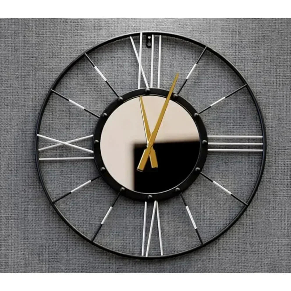 Minimalist Metal Frame Wall Clock