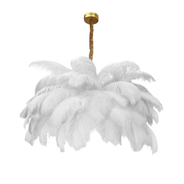 Boho Feather Pendant Chandelier