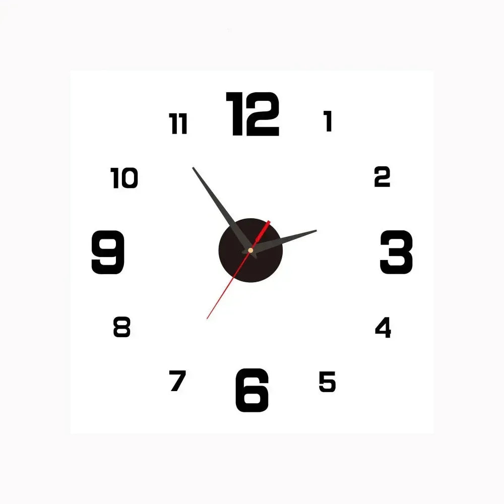 Modern Decorative Wall Clock | Silent Quartz Design