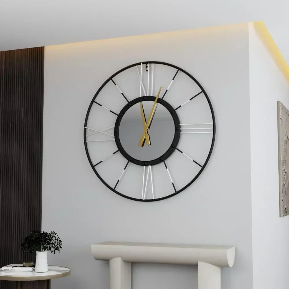 Minimalist Metal Frame Wall Clock