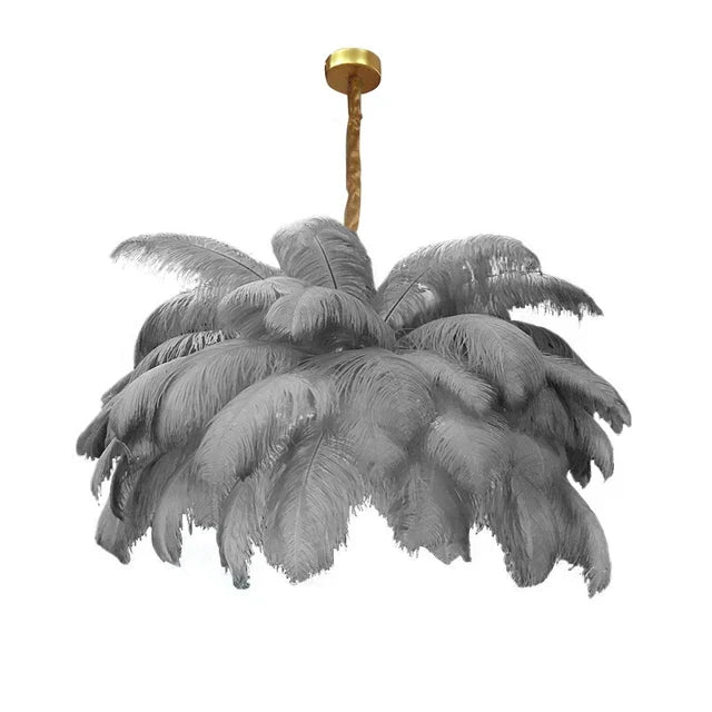 Boho Feather Pendant Chandelier