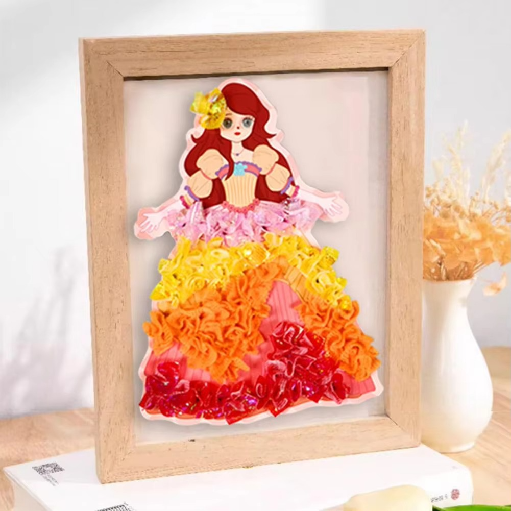 Kids Princess Fashion Design Drawing Activity Book