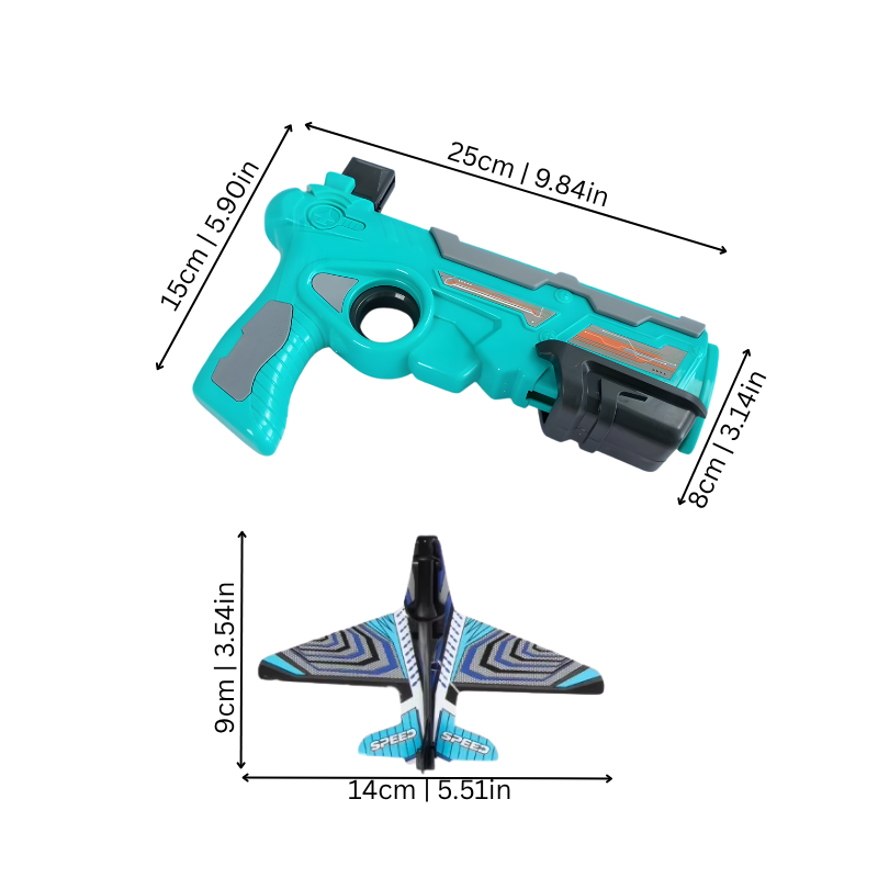 Kids Catapult Foam Plane Launcher Toy