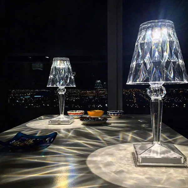 Crystal-Effect Table Lamp | Sparkling Ambient Light