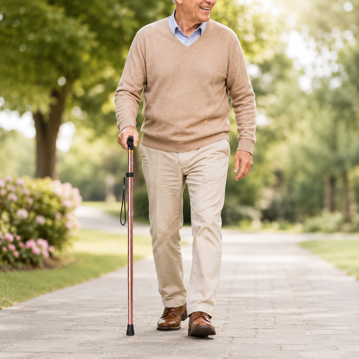 Telescopic Aluminium Folding Walking Cane