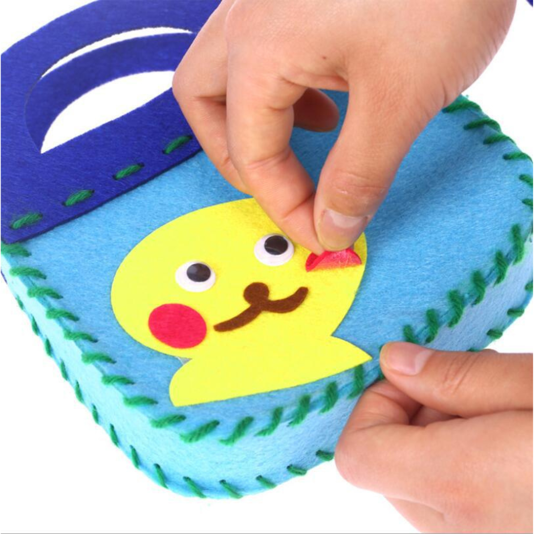 Kids DIY Felt Bag Sewing Craft Kit