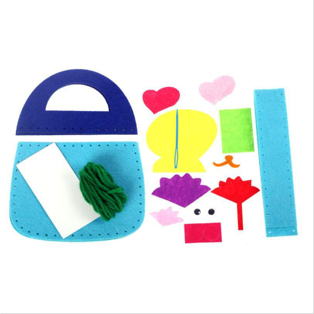 Kids DIY Felt Bag Sewing Craft Kit