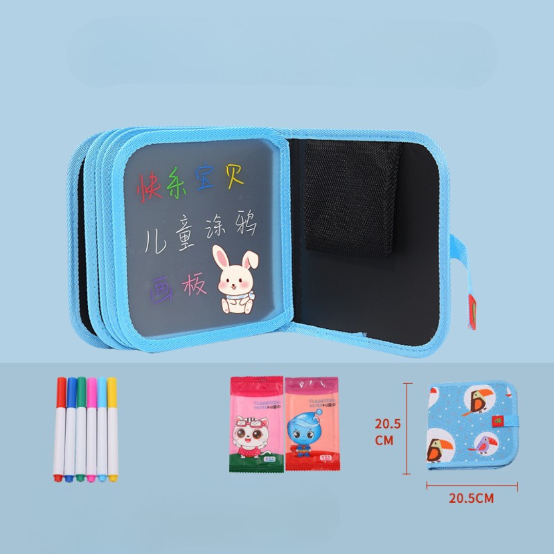 Kids Reusable Erasable Marker Drawing Doodle Book