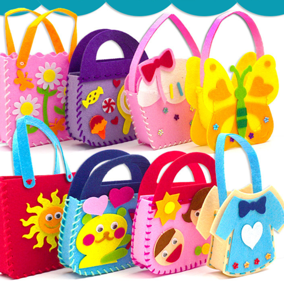 Kids DIY Felt Bag Sewing Craft Kit