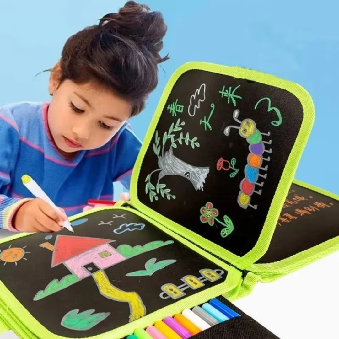 Kids Reusable Erasable Marker Drawing Doodle Book