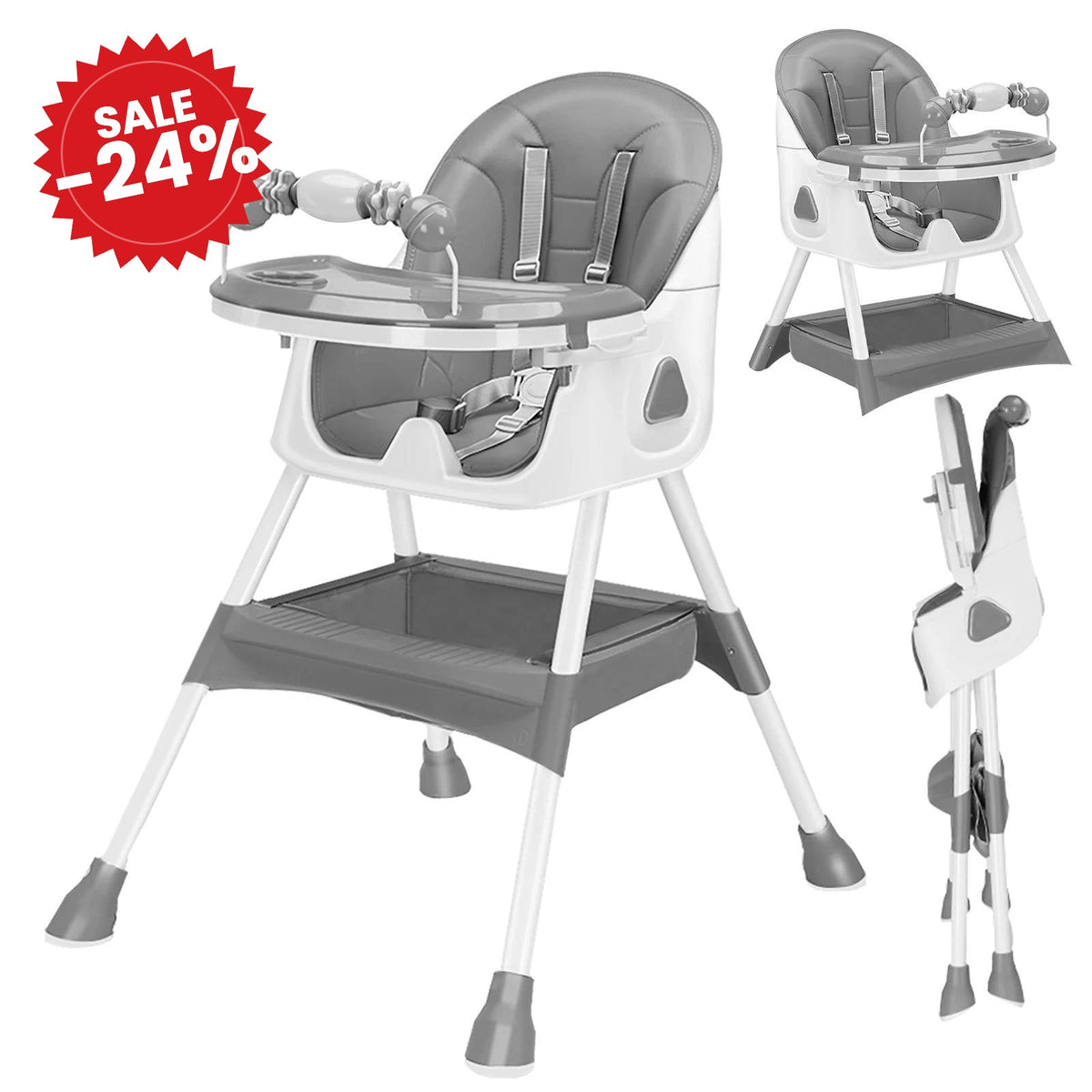 Foldable Baby High Chair - SALE -24%