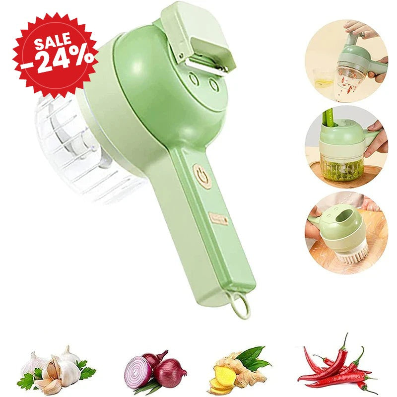 4 In 1 Electric Food Cutter - SALE -24%