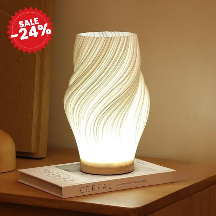 Pleated LED Table Lamp - SALE -24%