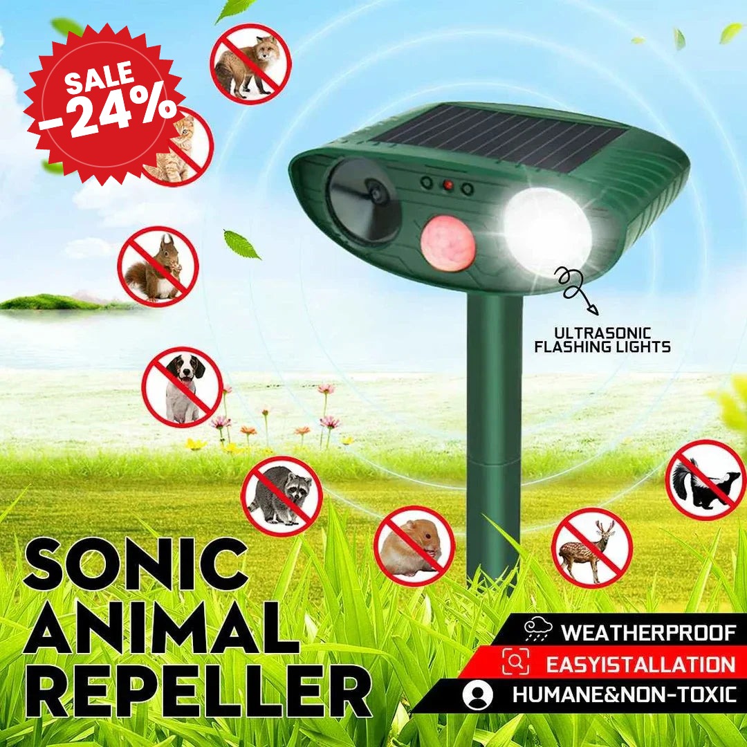 Ultrasonic Chipmunk Repeller Solar Powered - SALE -24%