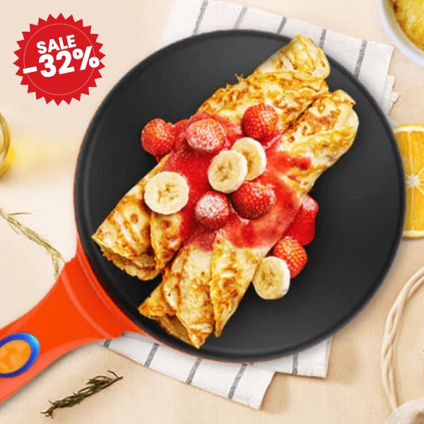 Fast Prep Non-Stick Crepe Maker Griddle Pan Machine - SALE -32%
