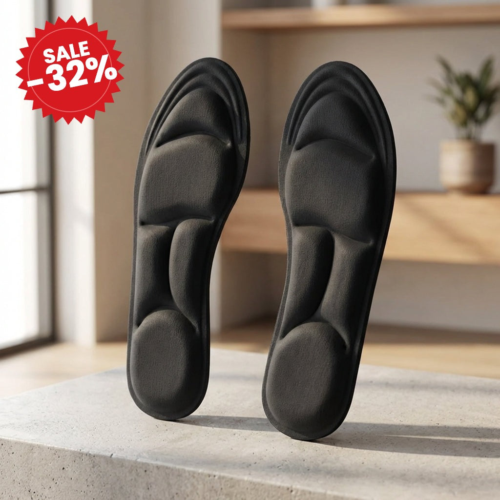 Contoured Shock-Absorbing Massage Insoles - SALE -32%