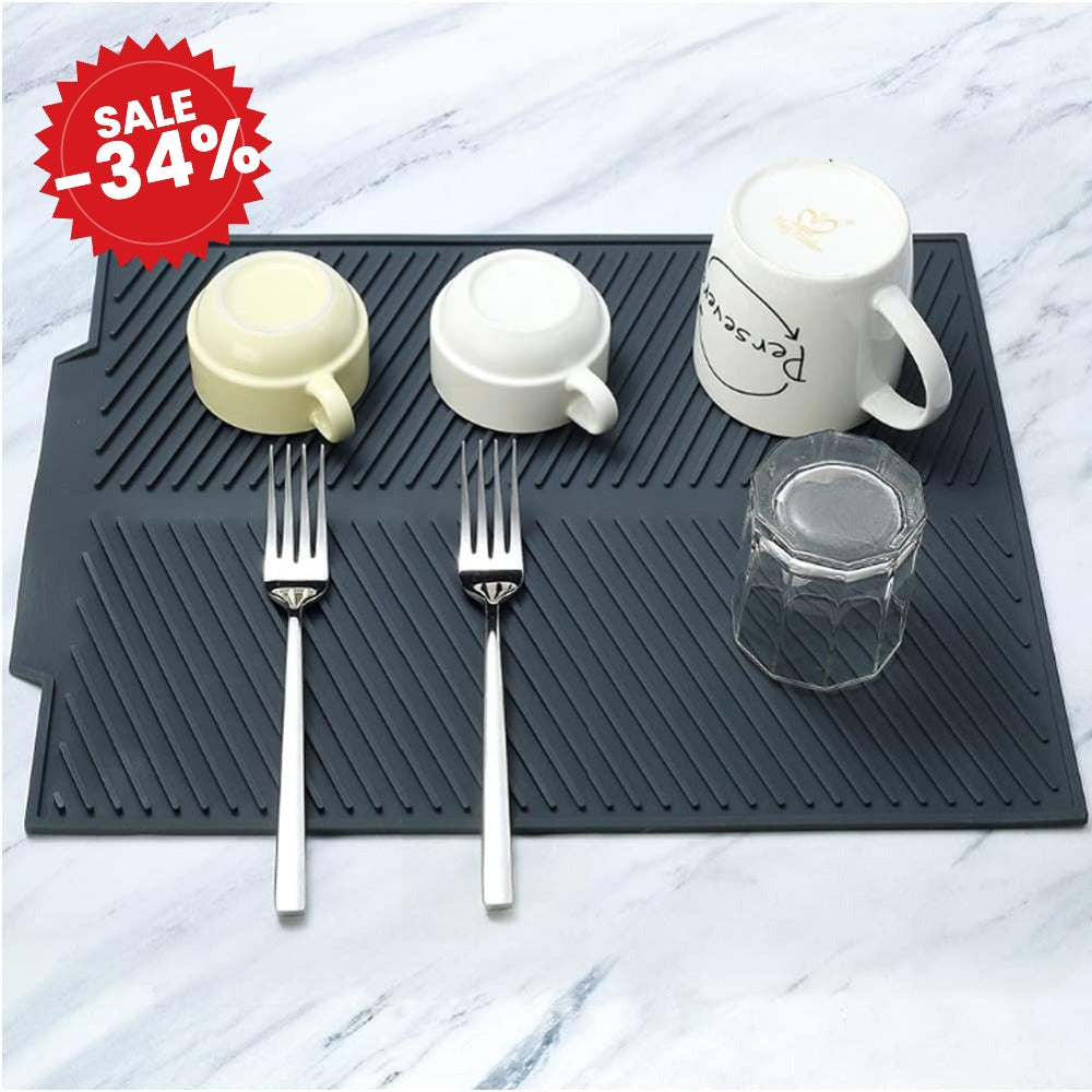 Silicone Dish Draining Mat - SALE -34%