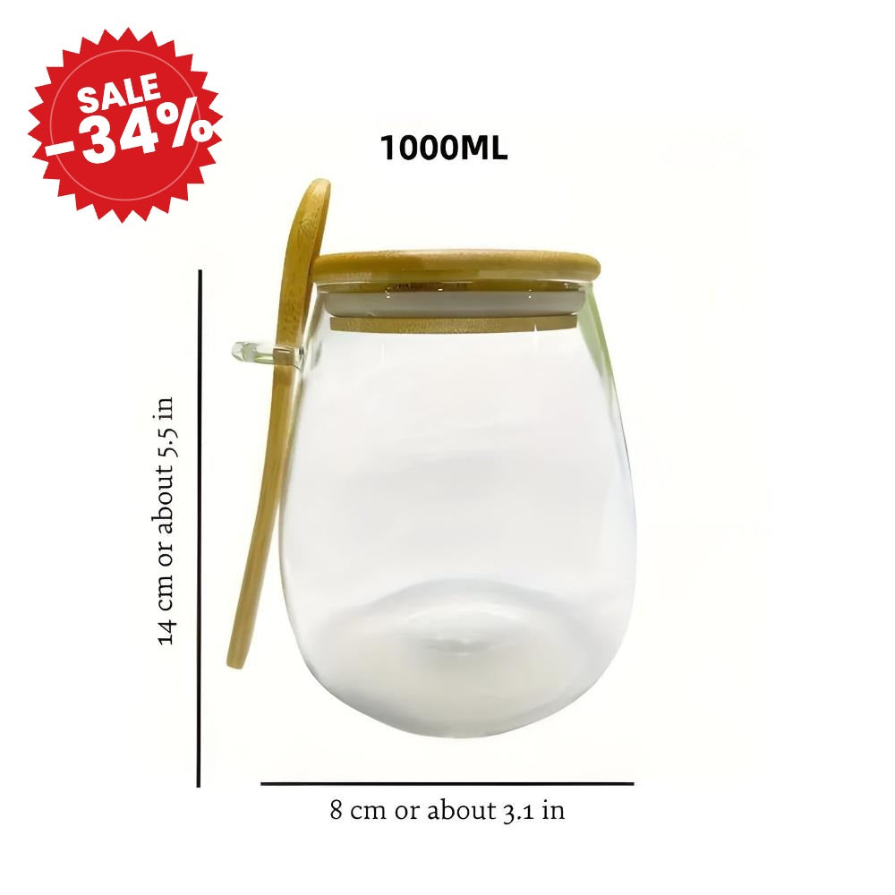 Nature's Pantry Glass Jar - SALE -34%