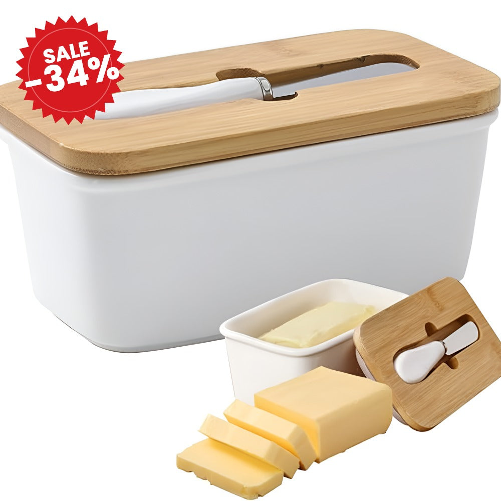 Sleek Butter Cutter Container - SALE -34%