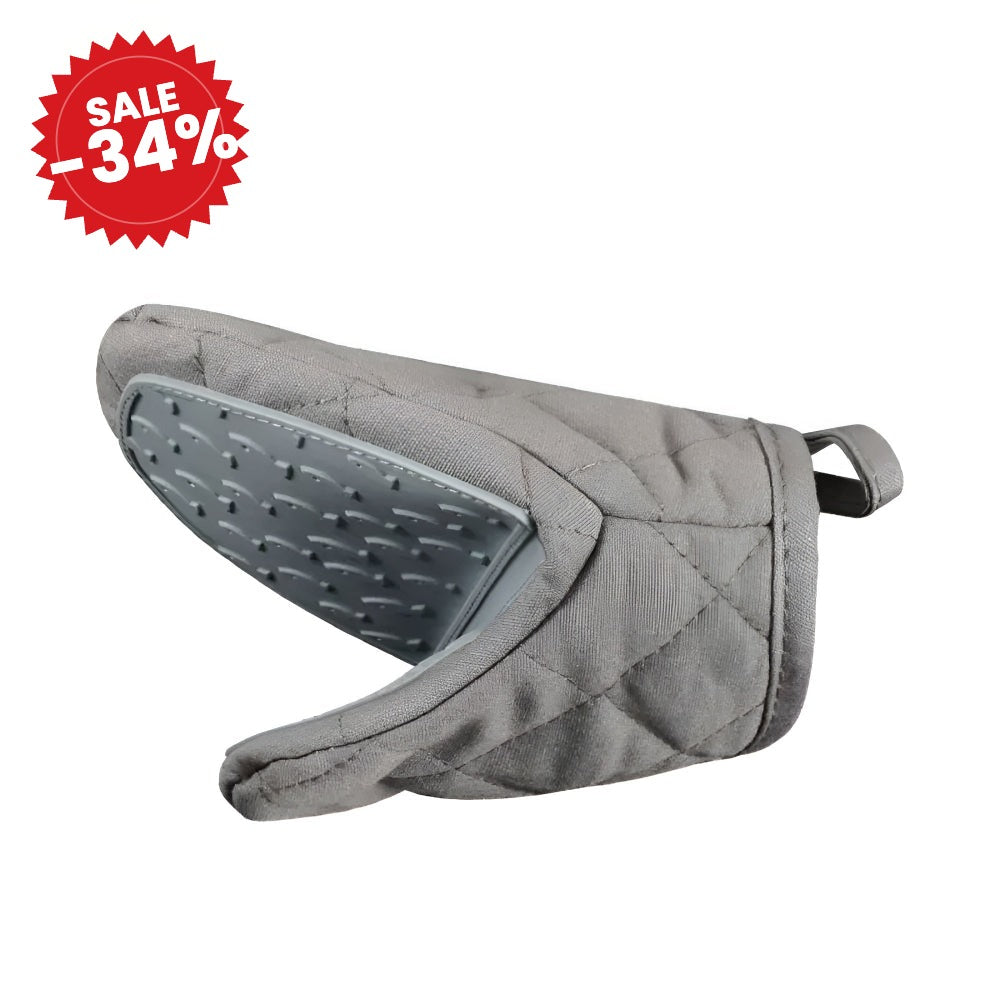 Silicone Quilted Heatproof Kitchen Mitts - SALE -34%