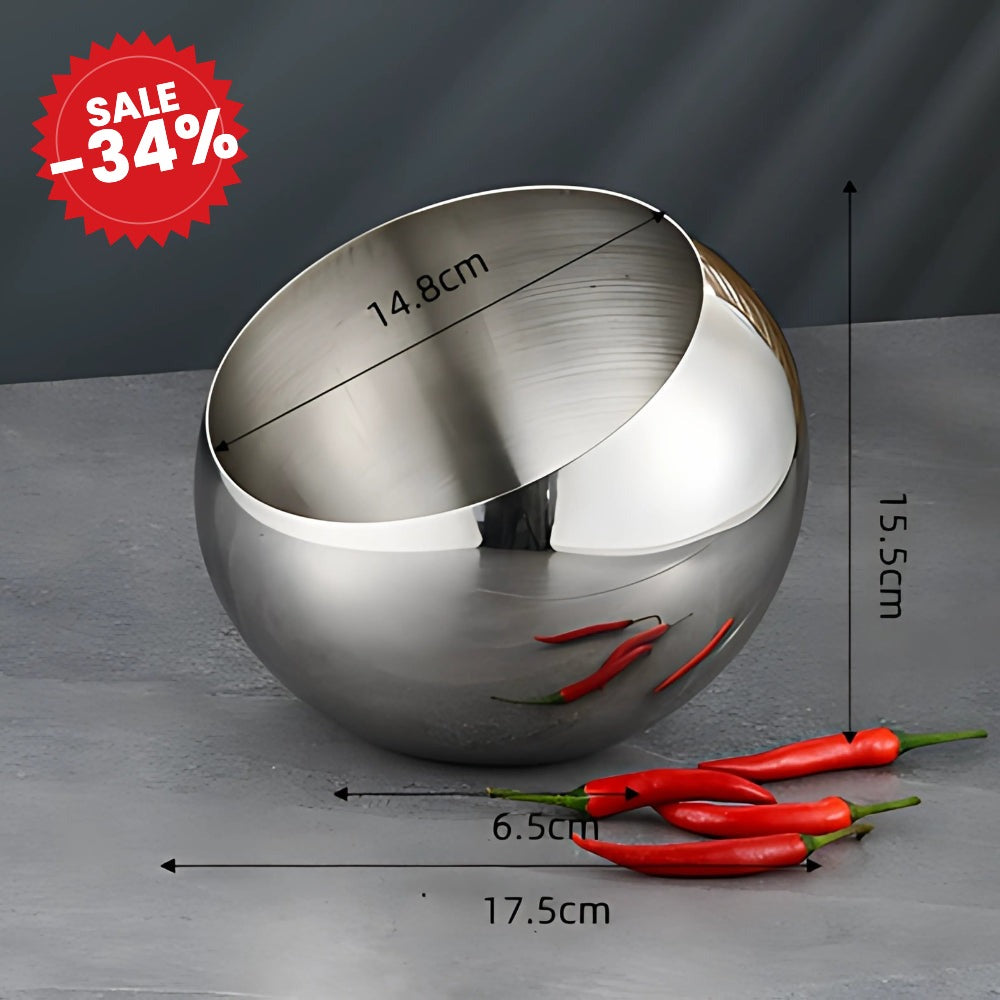 Modern Arc Steel Fruit Bowl - SALE -34%