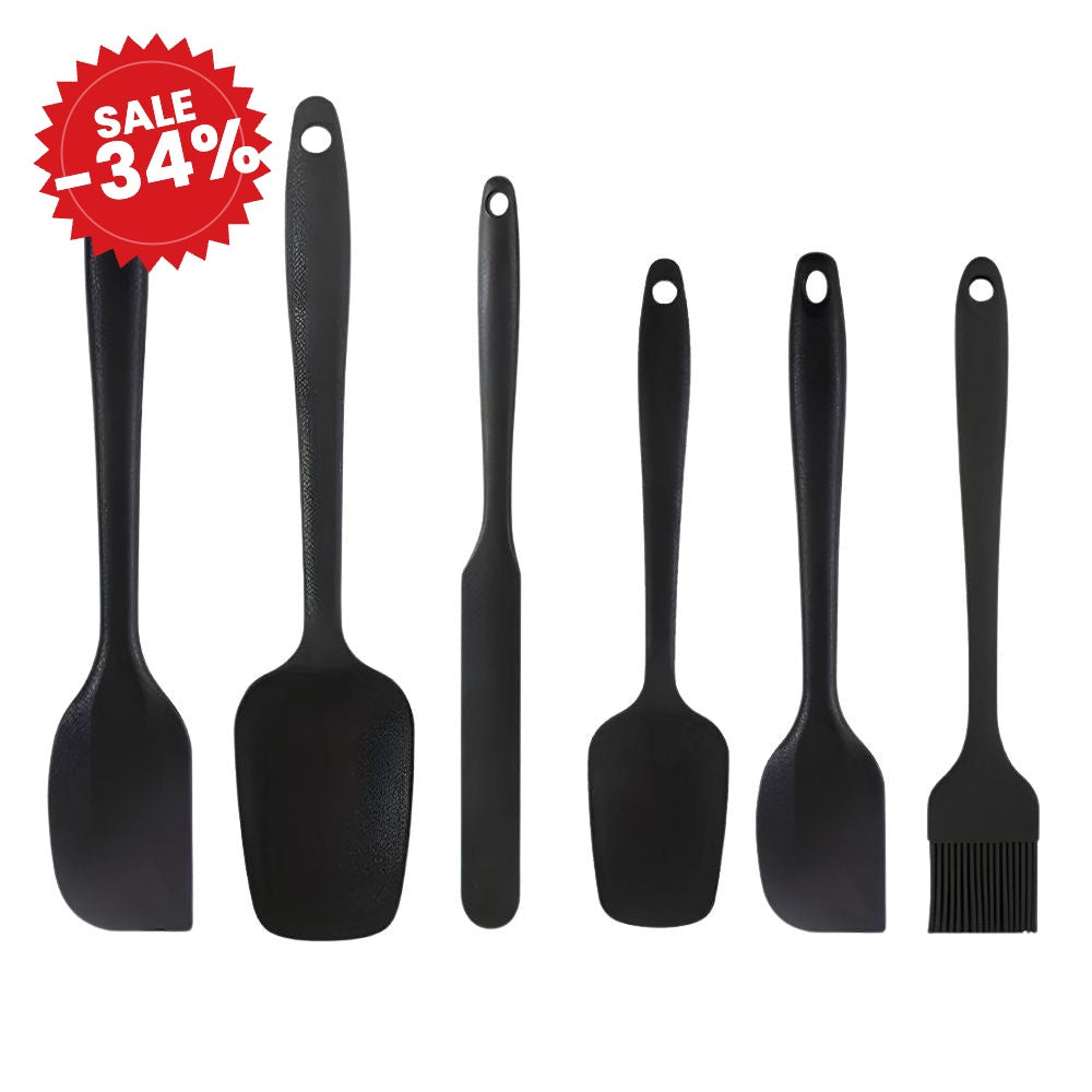 Flexible Silicone Spatula Set | 6 Pcs Set - SALE -34%
