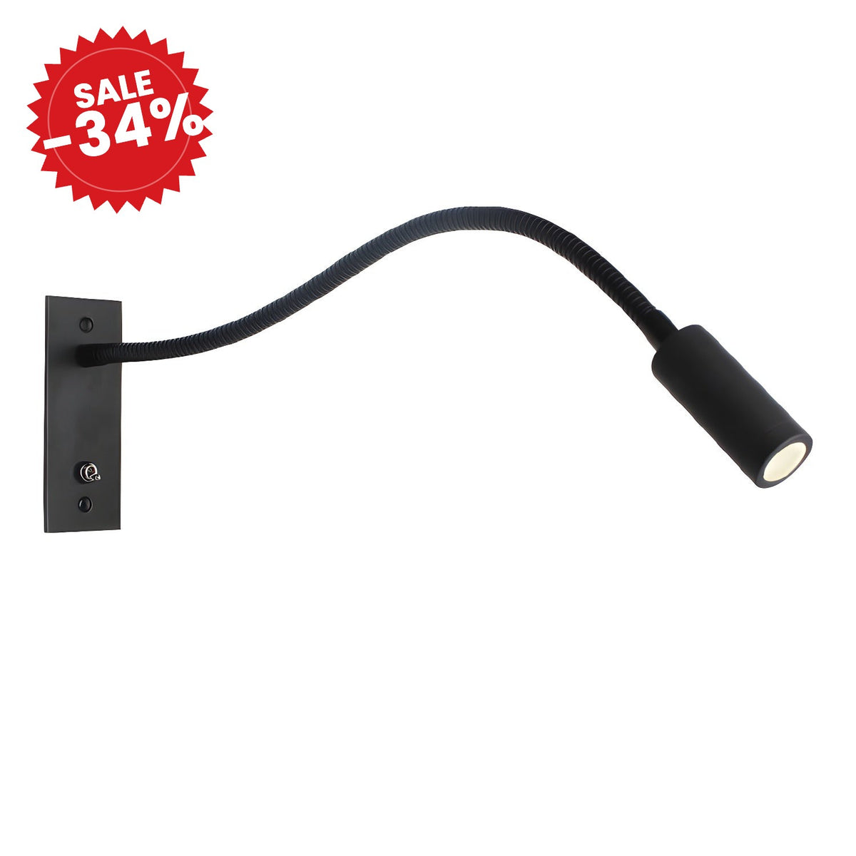 Modern LED Wall Sconces Adjustable Gooseneck Design - SALE -34%