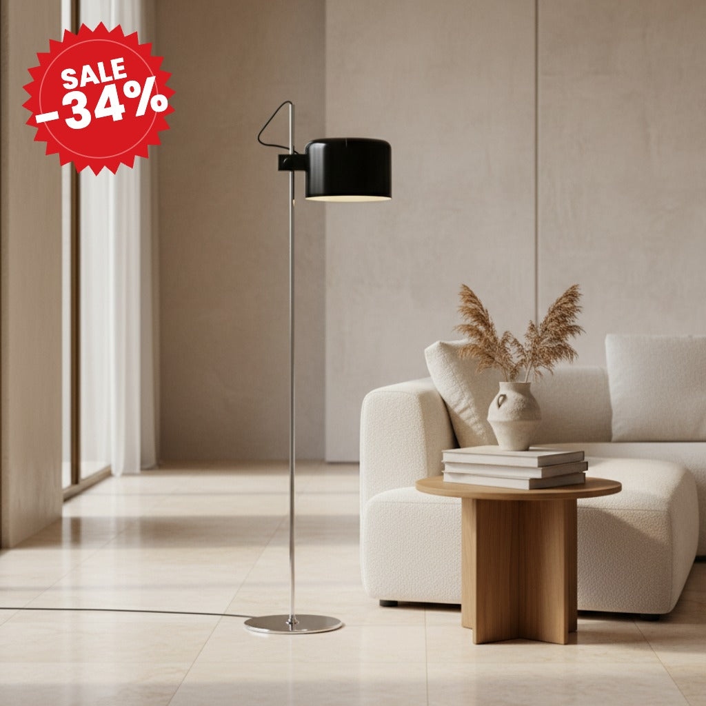 Modern Floor Lamp Adjustable Black Standing Lamp with Flexible Illumination - SALE -34%