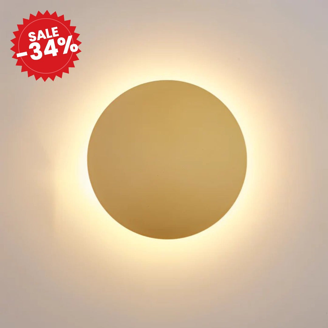 Halo Collection Wall Light Sconce with Layered Disc Design - SALE -34%