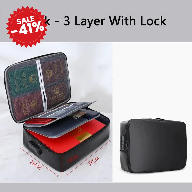 Document Organizer Multi-Layer Safety Bag - SALE -41%