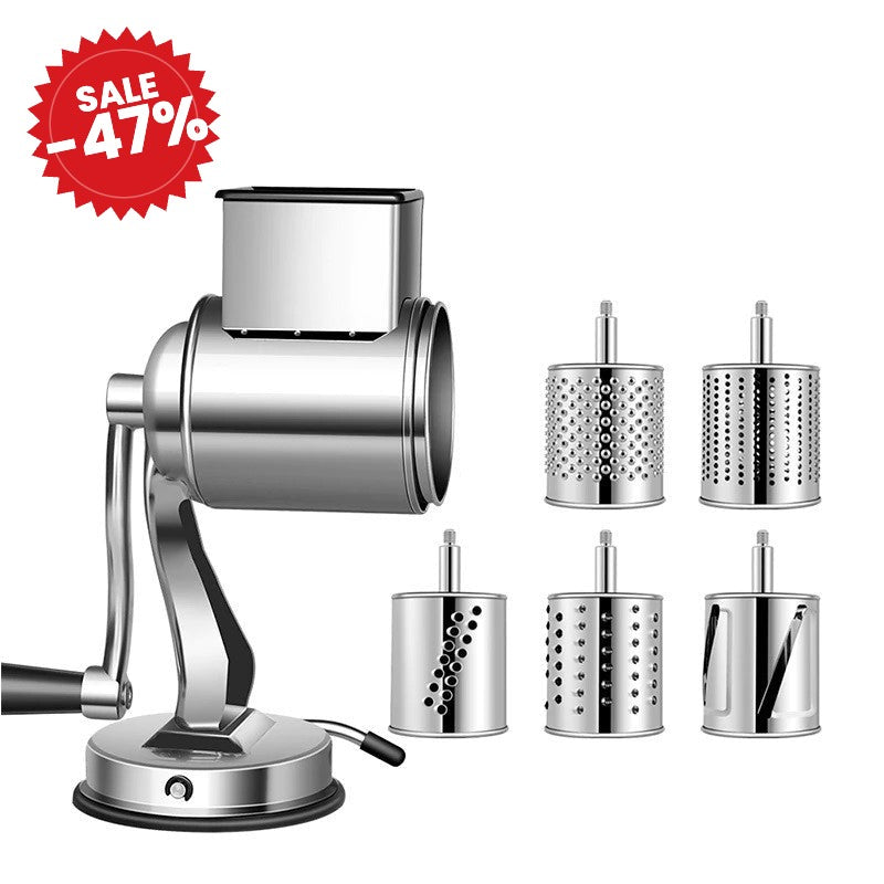 Multi-Functional Kitchen Rotary Food Grater Shredder Slicer - SALE -47%