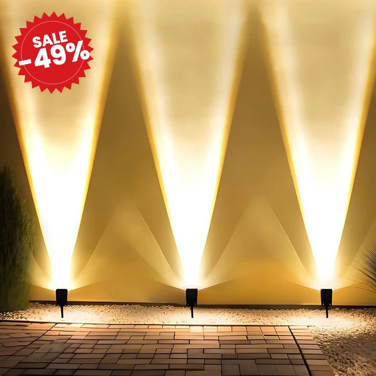 Waterproof LED Solar Multi-zoom Spot Light RGB - SALE -49%