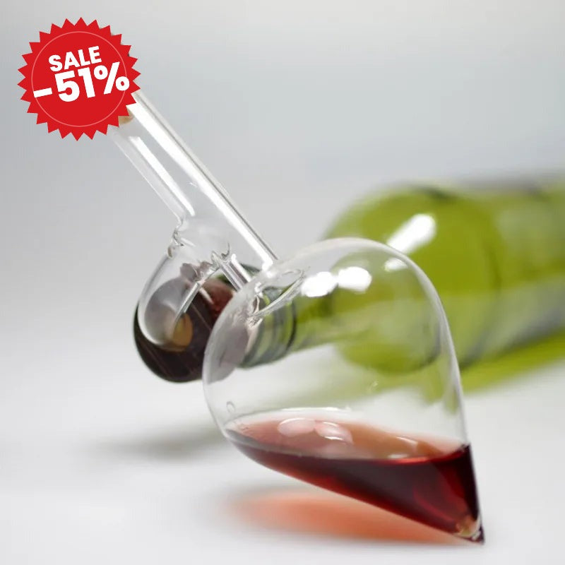 Glass Wine Aerator Decanter - SALE -51%