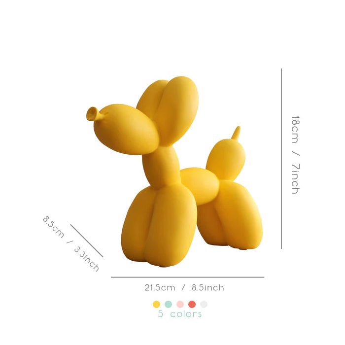 Balloon Dog Sculpture | Modern Playful Home Accent