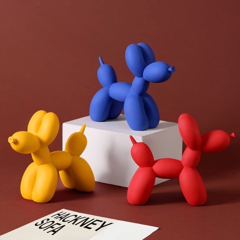Balloon Dog Sculpture | Modern Playful Home Accent