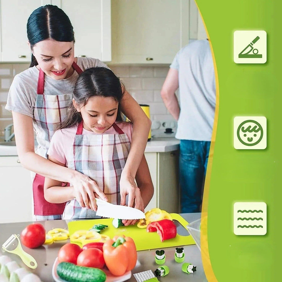 Kids Montessori Real Cooking Kitchen Tool Set