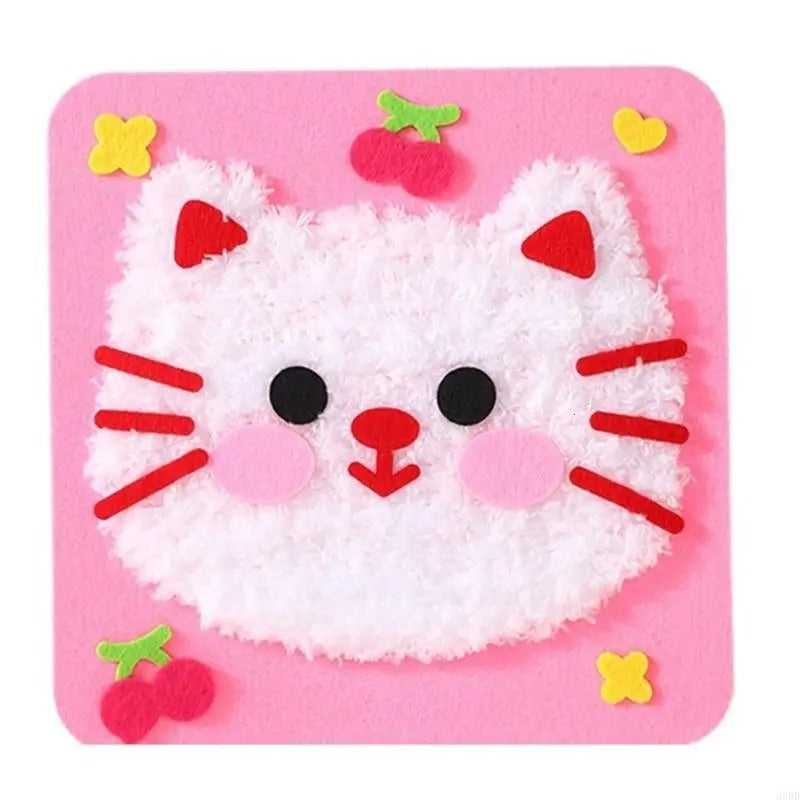 Kids DIY Embroidery Animal Doll Sewing Kit
