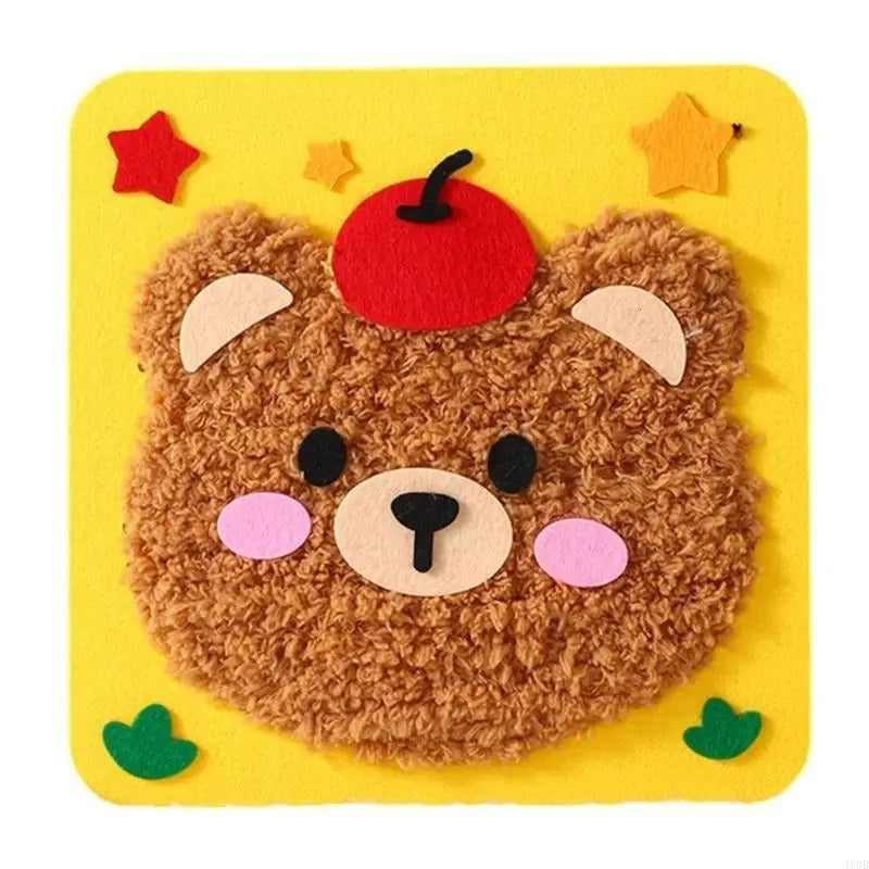 Kids DIY Embroidery Animal Doll Sewing Kit