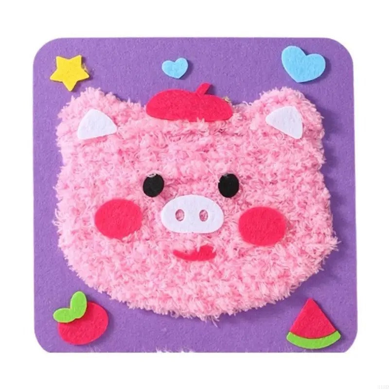Kids DIY Embroidery Animal Doll Sewing Kit