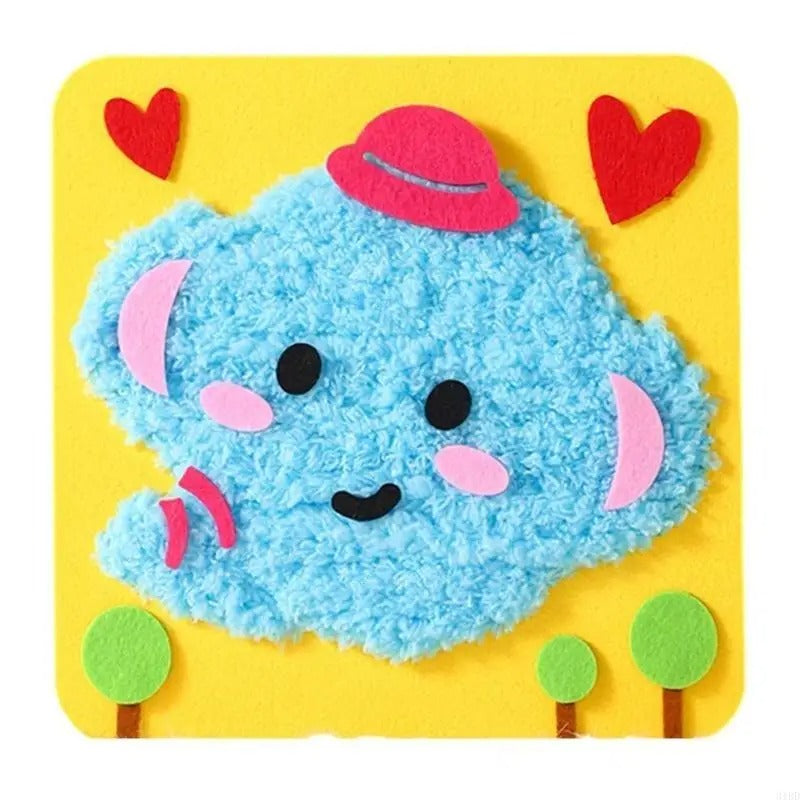 Kids DIY Embroidery Animal Doll Sewing Kit
