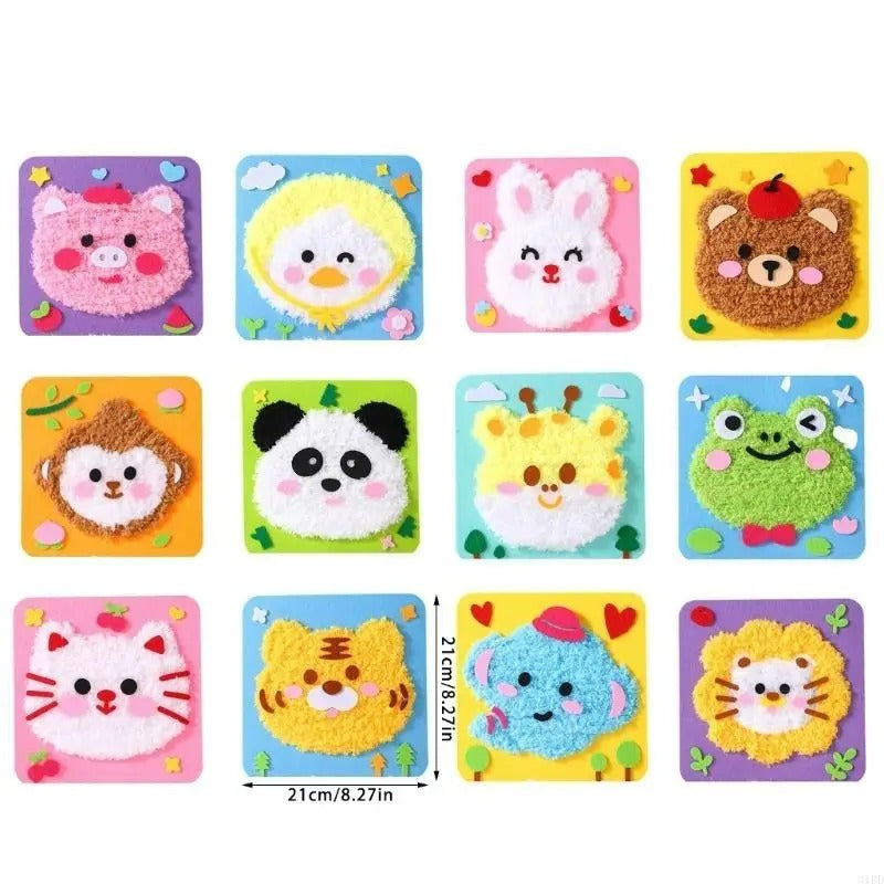 Kids DIY Embroidery Animal Doll Sewing Kit